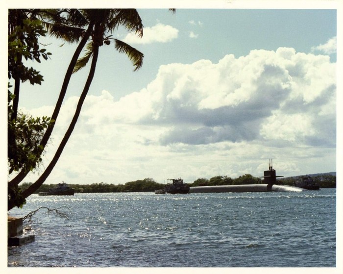 Tàu ngầm USS Michigan (SSBN-727/SSGN-727) của Hải quân Mỹ.